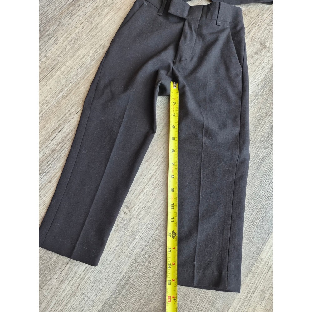 Calvin Klein Kids Boys Black 2 Piece Suit Set Blazer and Pants Size 4 Formal - Picture 9 of 12